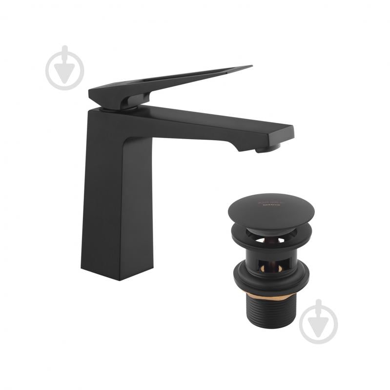 Смеситель для умывальника Kroner KRP Ersel - SCH0110BV с донним клапаном - фото 1