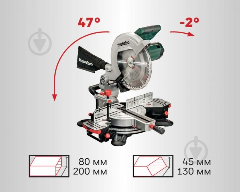 Пила торцовочная Metabo KS 305 M - фото 4