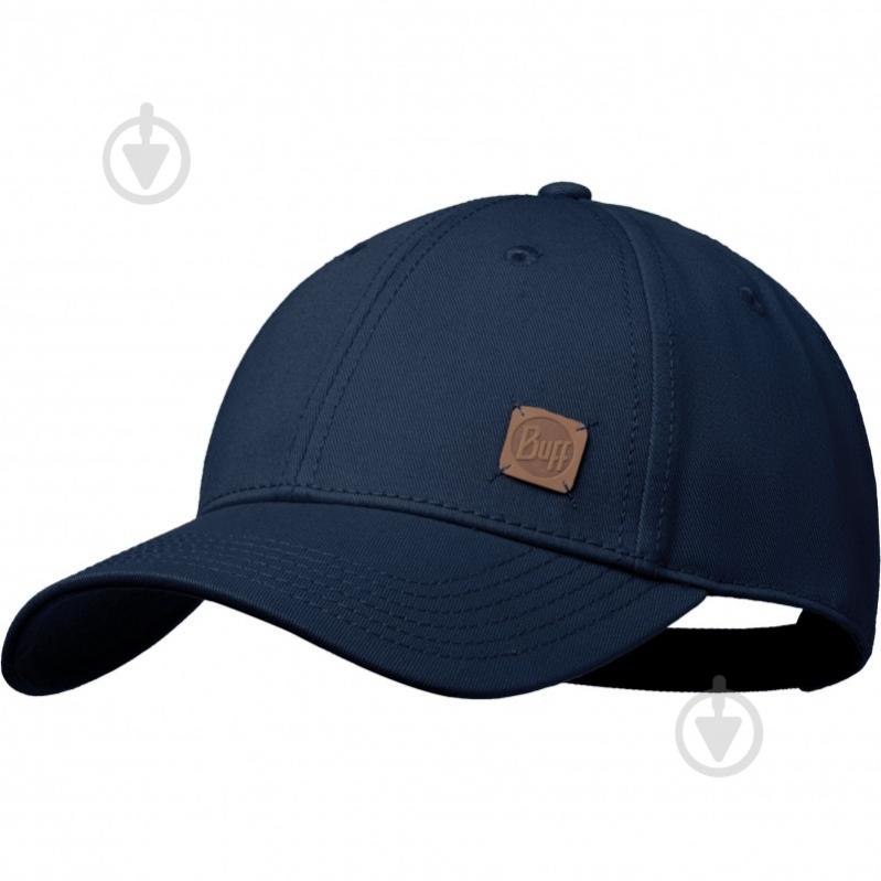 Кепка BUFF Baseball Cap Solid navy Baseball Cap OS темно-синий - фото 1