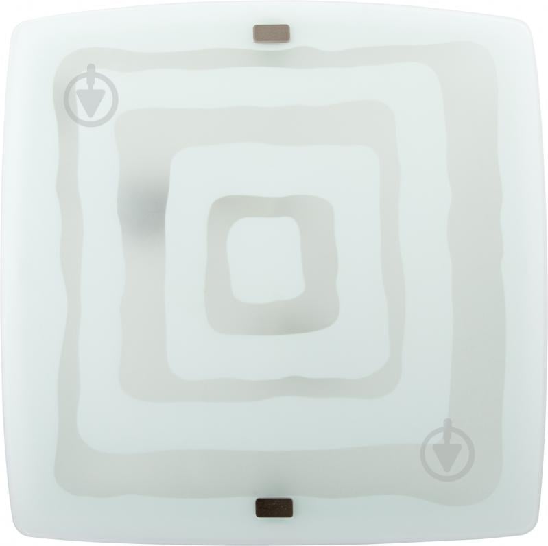 Светильник настенно-потолочный Eglo Borgo 1 2x60 Вт E27 белый 86853 - фото 1