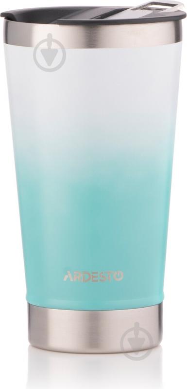 Термочашка Ardesto AR2647BL Bright City 470 мл с открывачкой голубой - фото 1 Термочашка Ardesto AR2647BL Bright City 470 мл с открывачкой голубой - фото 1