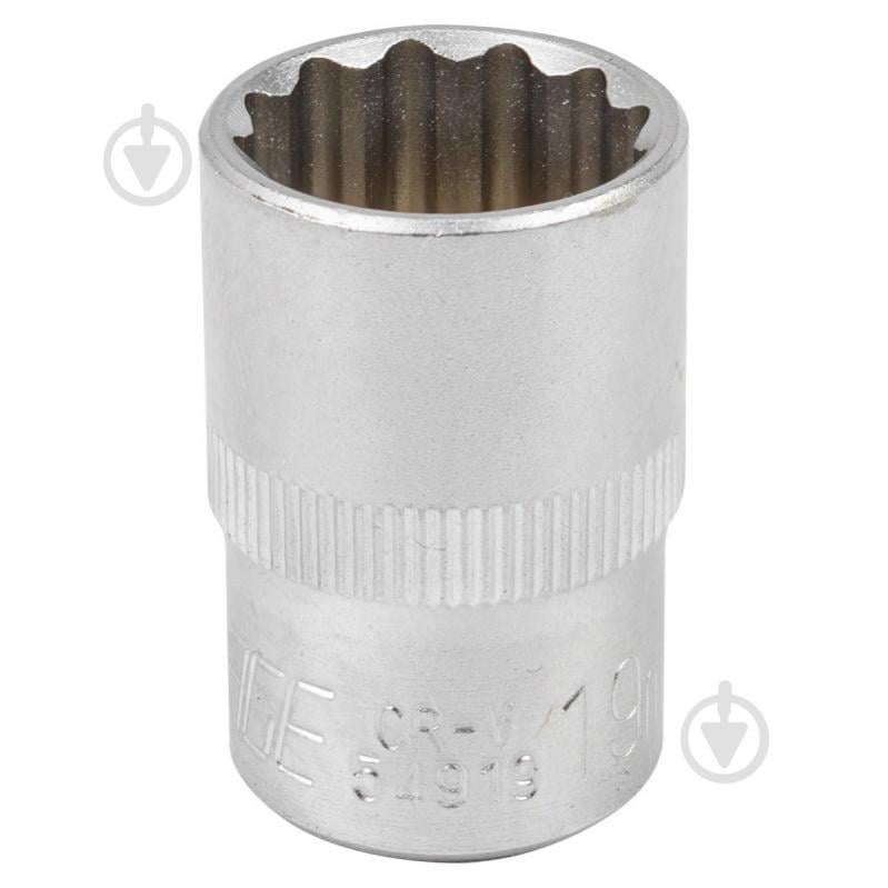 Головка 19 мм 1/2''12 г Forsage 1 шт. F-54919 - фото 1 Головка 19 мм 1/2''12 г Forsage 1 шт. F-54919 - фото 1
