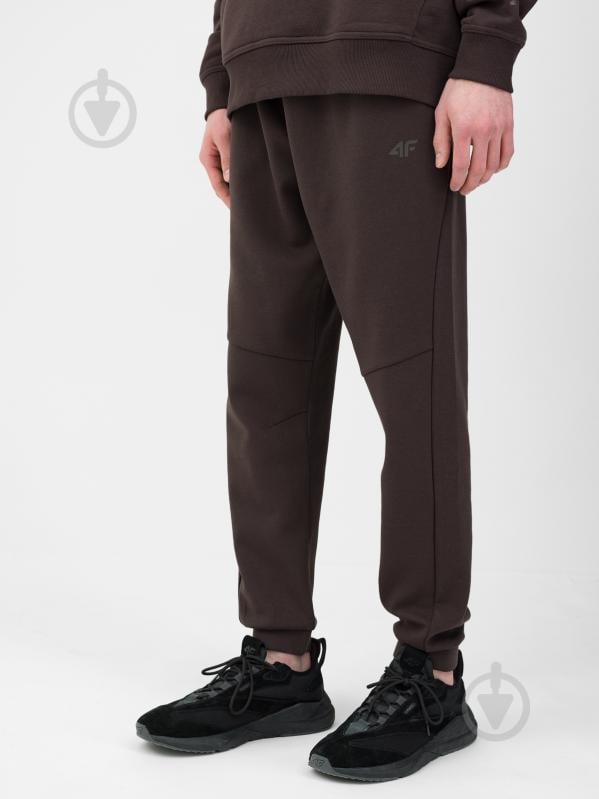 Штани 4F TROUSERS CAS M648 4FWSS24TTROM648-80S р. M коричневий - фото 2