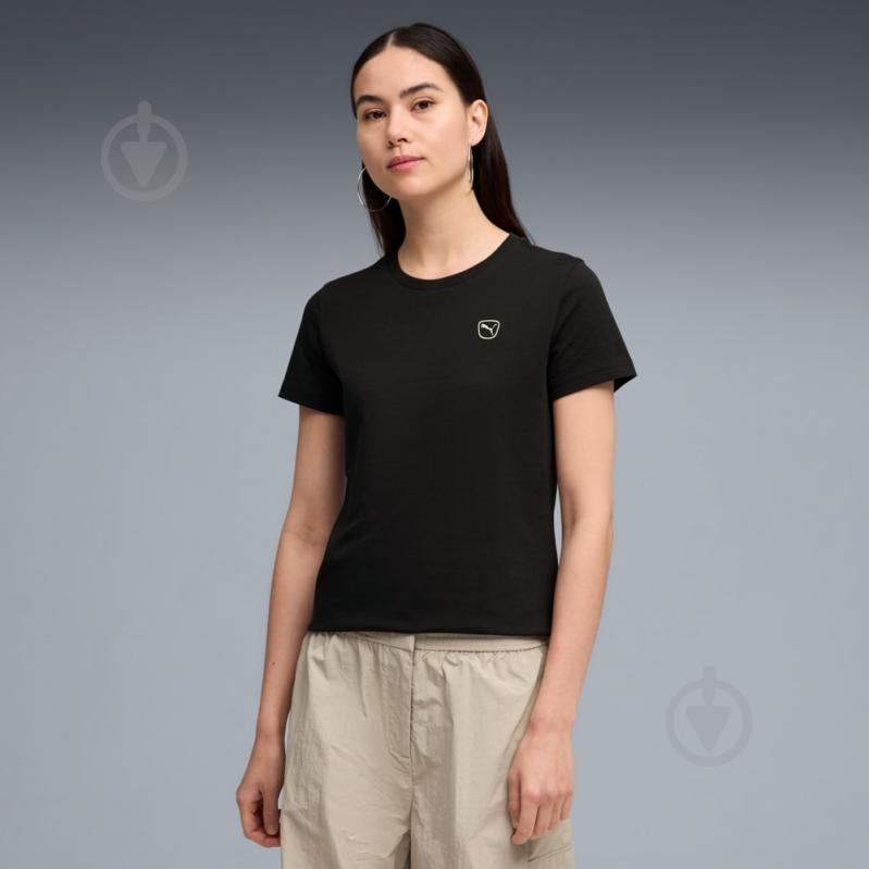 Футболка Puma ESS ELEVATED TEE 69185501 р.XL черный - фото 1