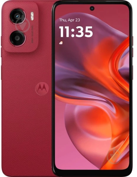 Смартфон Motorola G05 4/128GB plum red - фото 1