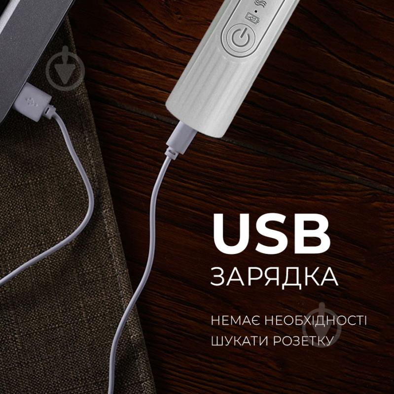 Вспениватель молока IKOS с аккумулятором белый (0013-DAH) - фото 2