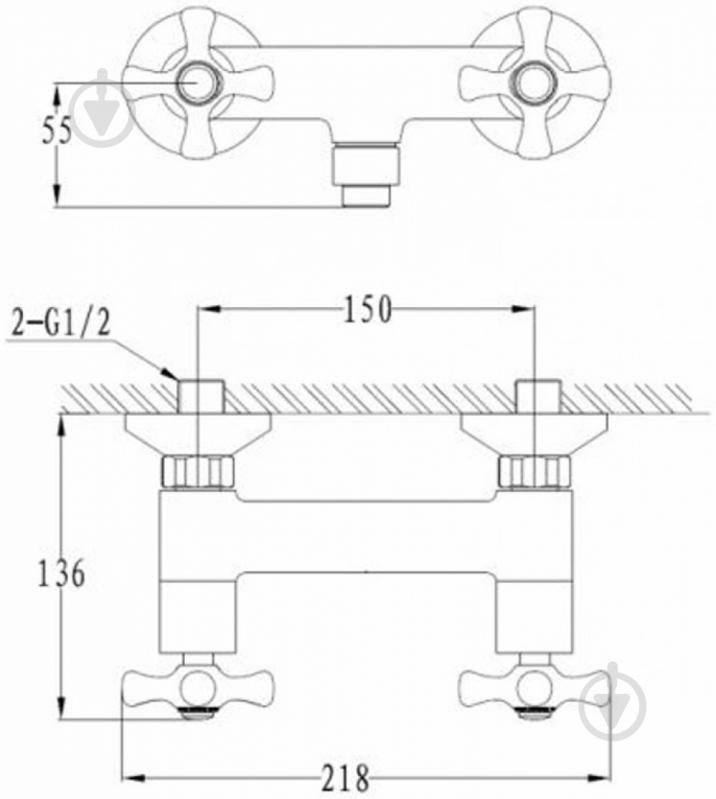 Смеситель для душа Imprese RALSKO 15240 - фото 2