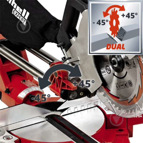 Пила торцовочная Einhell TE-SM 2534 Dual - фото 2