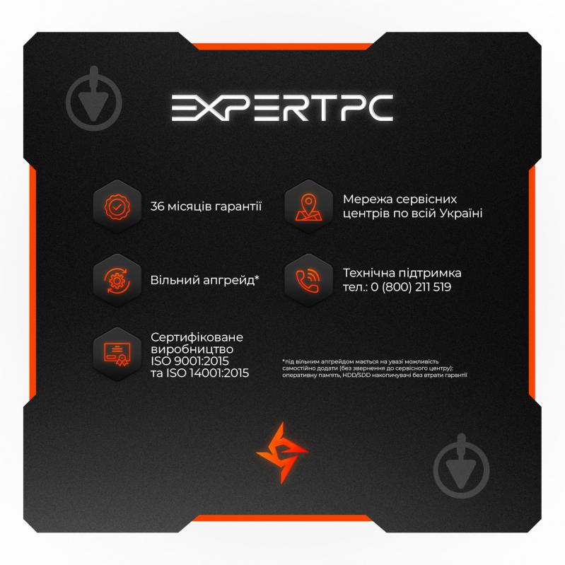 Комп'ютер персональний Expert PC Expert PC Ultimate (I11400F.16.S1.4060.B1427) black - фото 11