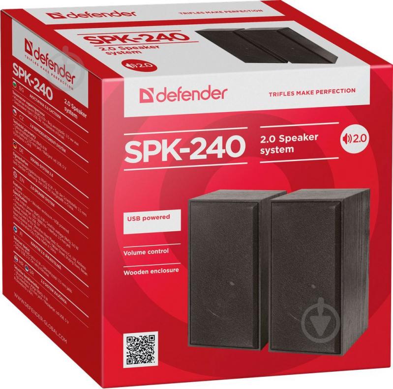 Акустична система Defender SPK 240 2.0 black - фото 6