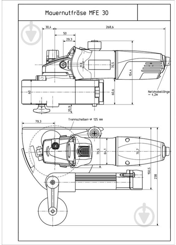 Штроборіз Metabo MFE 30 601119000 - фото 5