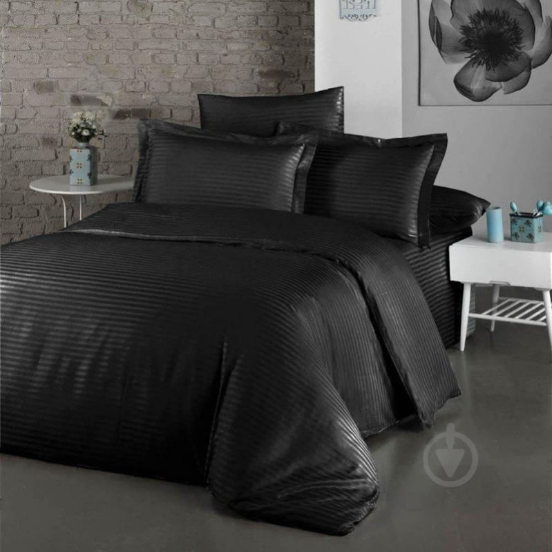 Комплект постельного белья 2 черный - фото 1