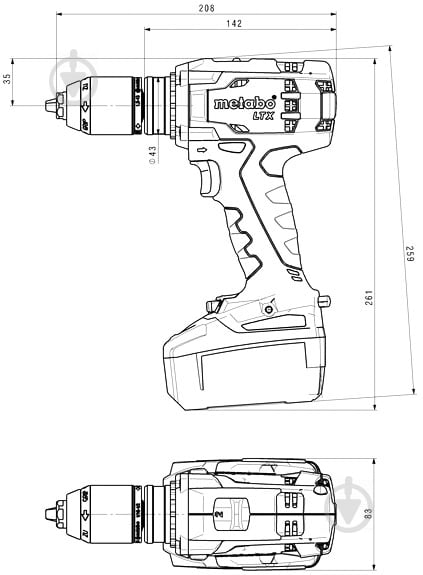 Шуруповерт акумуляторний Metabo BS 18 LTX Impuls 602191500 - фото 4