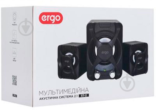 Акустическая система Ergo ST-2 2.1 black - фото 10