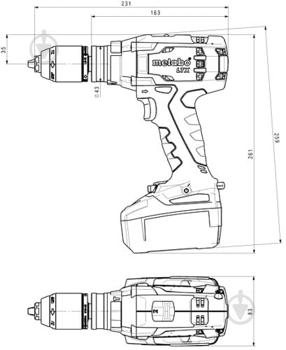 Шуруповерт акумуляторний Metabo SB 18 LTX Impuls 602192500 - фото 4