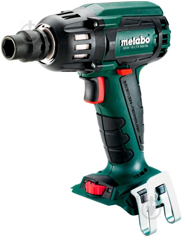 Гайковерт ударный аккумуляторный Metabo SSW 18 LTX 400 BL 602205890 - фото 1