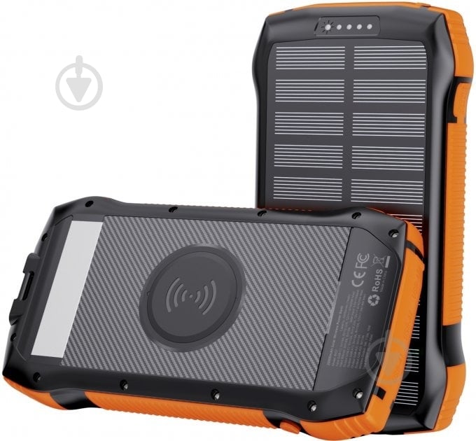 Повербанк Choetech 20000 mAh black/orange (B657-OR) - фото 3