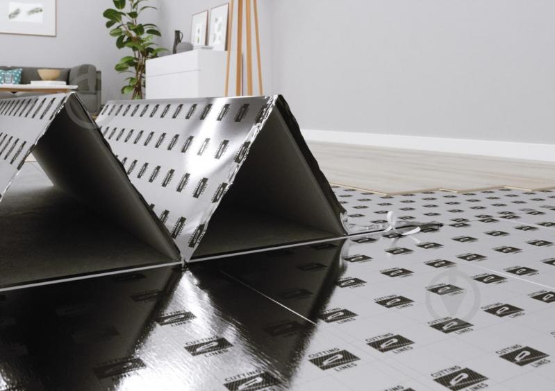 Підкладка ізоляційна AFIRMAX Silenza Max Aquastop 5мм/5,5 кв.м - фото 2 Підкладка ізоляційна AFIRMAX Silenza Max Aquastop 5мм/5,5 кв.м - фото 2