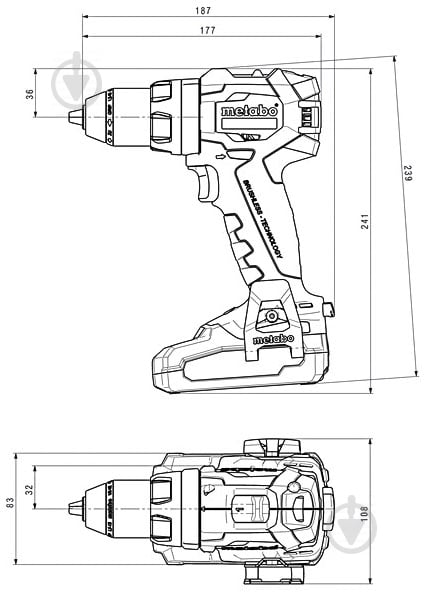 Шуруповерт акумуляторний Metabo BS 18 LT BL 602325890 - фото 2