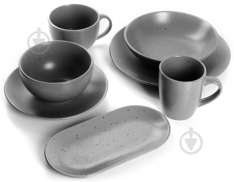 Блюдо овальное Limited Edition Sandy Grey 25 см (ZH-7016-6) - фото 3 Блюдо овальное Limited Edition Sandy Grey 25 см (ZH-7016-6) - фото 3