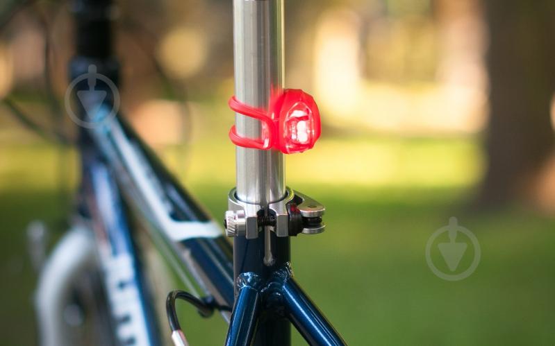 Комплект блимавок GOODBIKE SILICON LED в силіконовому корпусі 2 шт. червоні - фото 5