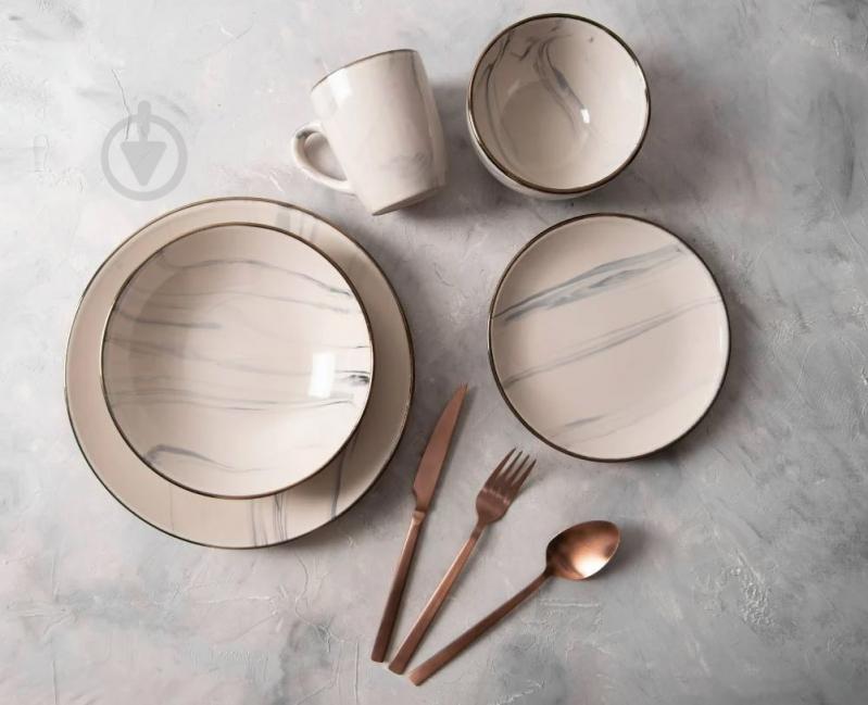 Блюдо овальне Limited Edition Marble 25 x 13 см (CG-021-6) - фото 2