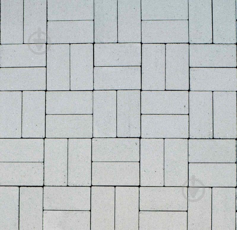 Брусчатка ALDI Кирпич БФ 60 100х200 М-500 серый 100x200 мм серый - фото 2