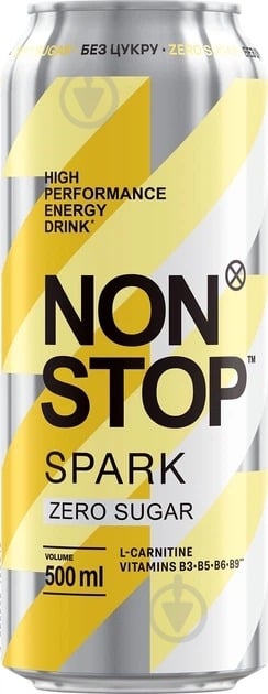 Енергетичний напій Non Stop Spark Zero Sugar 0,5 л - фото 1 Енергетичний напій Non Stop Spark Zero Sugar 0,5 л - фото 1