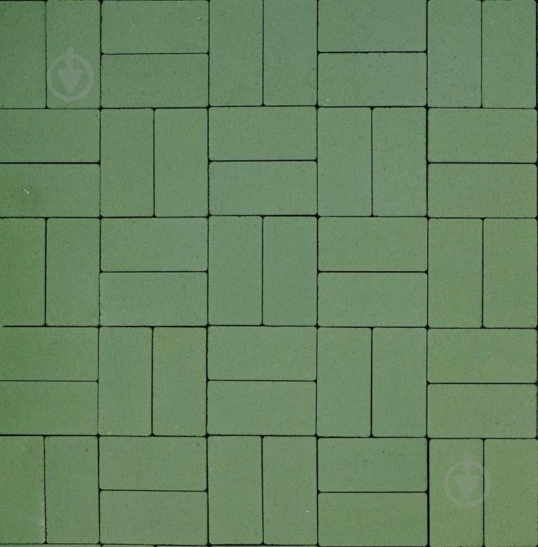 Брусчатка ALDI Кирпич БФ 60 100х200 М-500 зеленый - фото 2