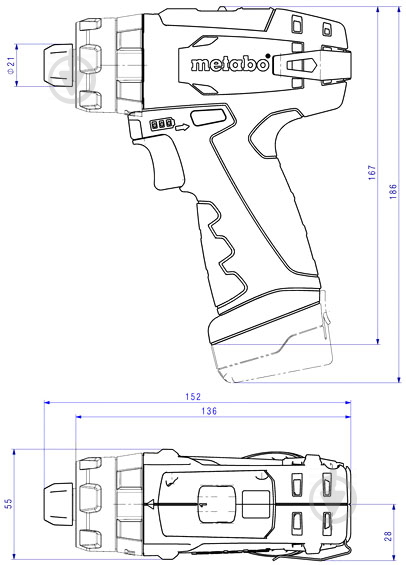 Набор аккумуляторного инструмента Metabo Combo Set 2.5 10.8 V 685091000 - фото 5