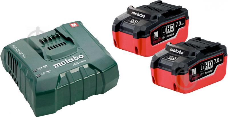 Зарядное устройство + аккумулятор Metabo LI-HD + ASC 30 – 36 В 685112000 - фото 1