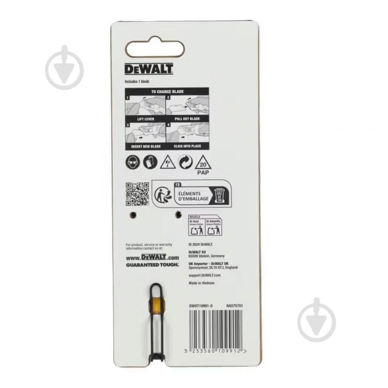 Нож с лезвиями DeWalt DWHT10991-0 - фото 9 Нож с лезвиями DeWalt DWHT10991-0 - фото 9