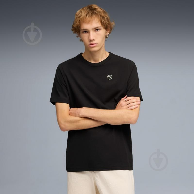 Футболка Puma ESS ELEVATED TEE 69205401 р.3XL черный - фото 1
