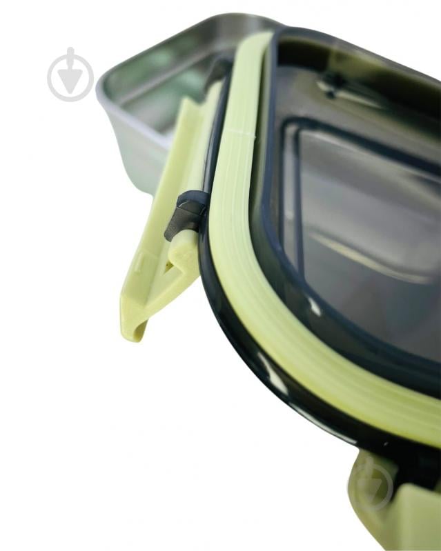 Контейнер для хранения Eurogold Steel Rectangular 850 мл 18,7х12x7,4 см - фото 3 Контейнер для хранения Eurogold Steel Rectangular 850 мл 18,7х12x7,4 см - фото 3