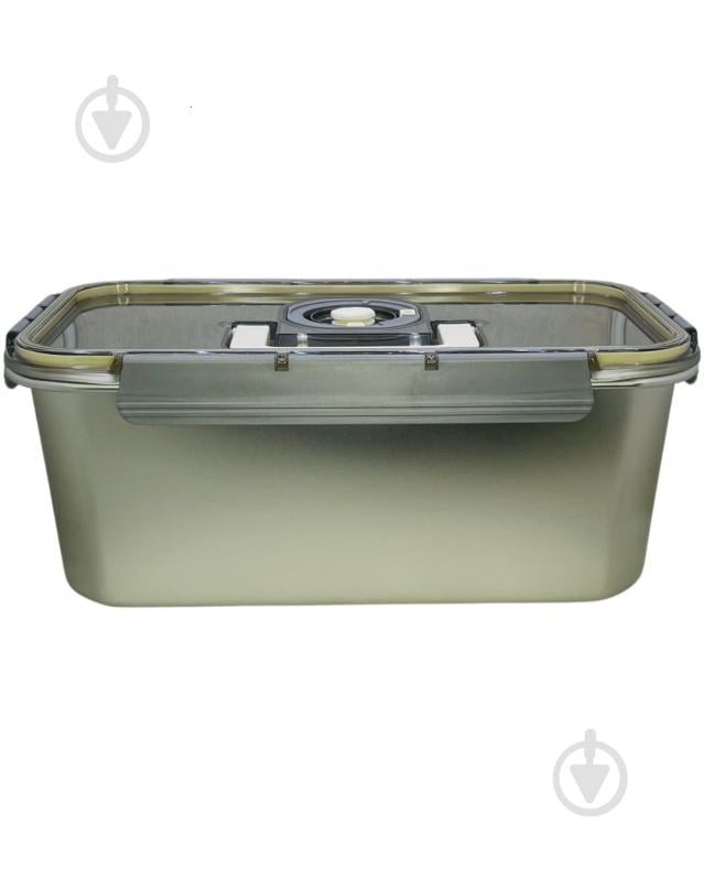 Контейнер для зберігання Eurogold Steel Rectangular 6 л - фото 3 Контейнер для зберігання Eurogold Steel Rectangular 6 л - фото 3