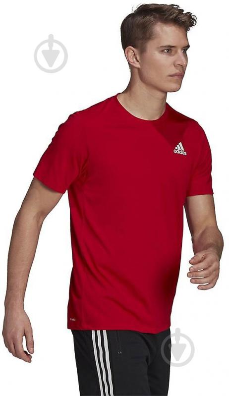 Футболка Adidas GR0516 р.S червоний - фото 1