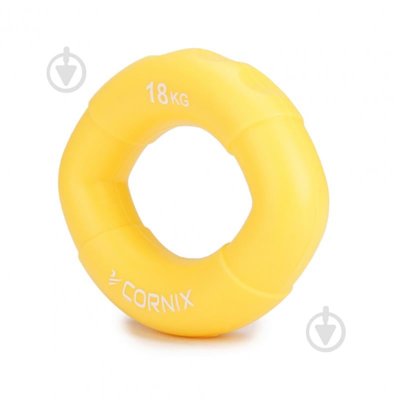 Эспандер кистевой Cornix 18 кг желтый XR-0073 - фото 7