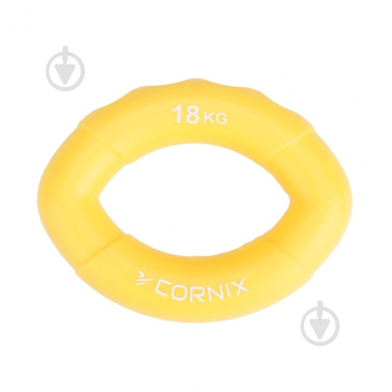Эспандер кистевой Cornix 18 кг желтый XR-0073 - фото 1