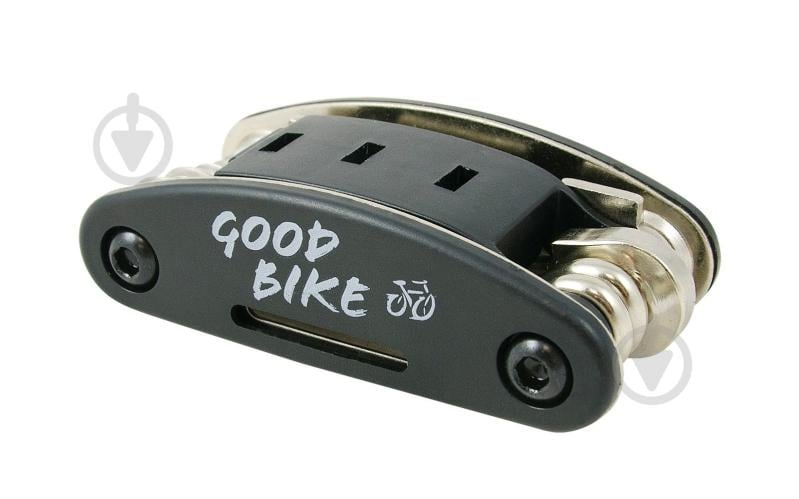 Мультитул велосипедний GOODBIKE 15 в 1 MAXI KIT чорний - фото 2