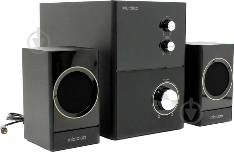 Акустическая система Microlab M-223 2.1 black - фото 2