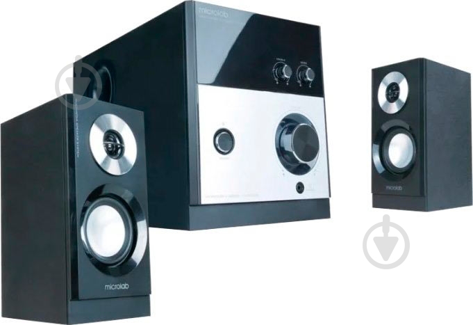 Акустическая система Microlab M-880 2.1 black - фото 1