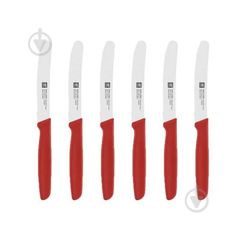 Набір ножів Zwilling J.A. Henckels 6 пр, 12 см, TWIN Griр - фото 1 Набір ножів Zwilling J.A. Henckels 6 пр, 12 см, TWIN Griр - фото 1