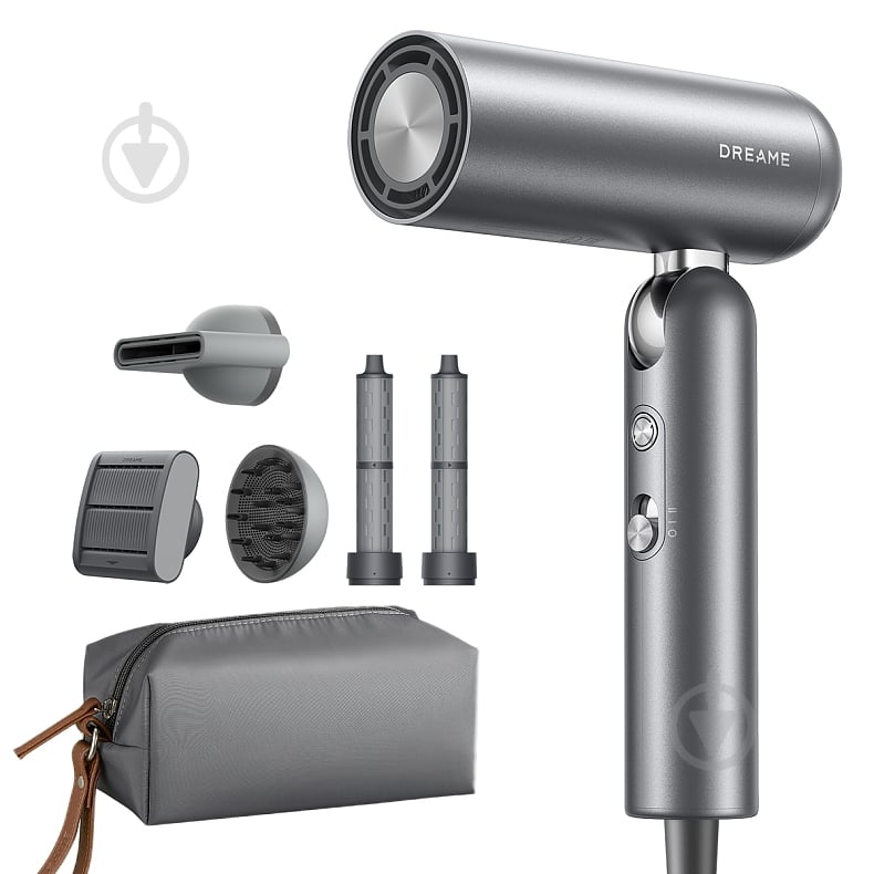 Фен-стайлер Deerma Pocket Pro 3in1 Grey - фото 1