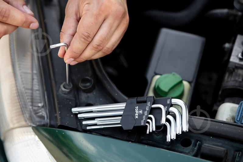 Набор ключей комбинированных Topex 35D951 - фото 9 Набор ключей комбинированных Topex 35D951 - фото 9