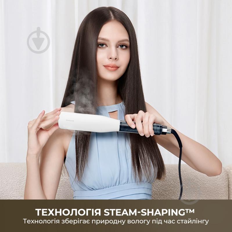 Випрямляч для волосся DREAME AuraSteam Straight White AA01A - фото 4 Випрямляч для волосся DREAME AuraSteam Straight White AA01A - фото 4