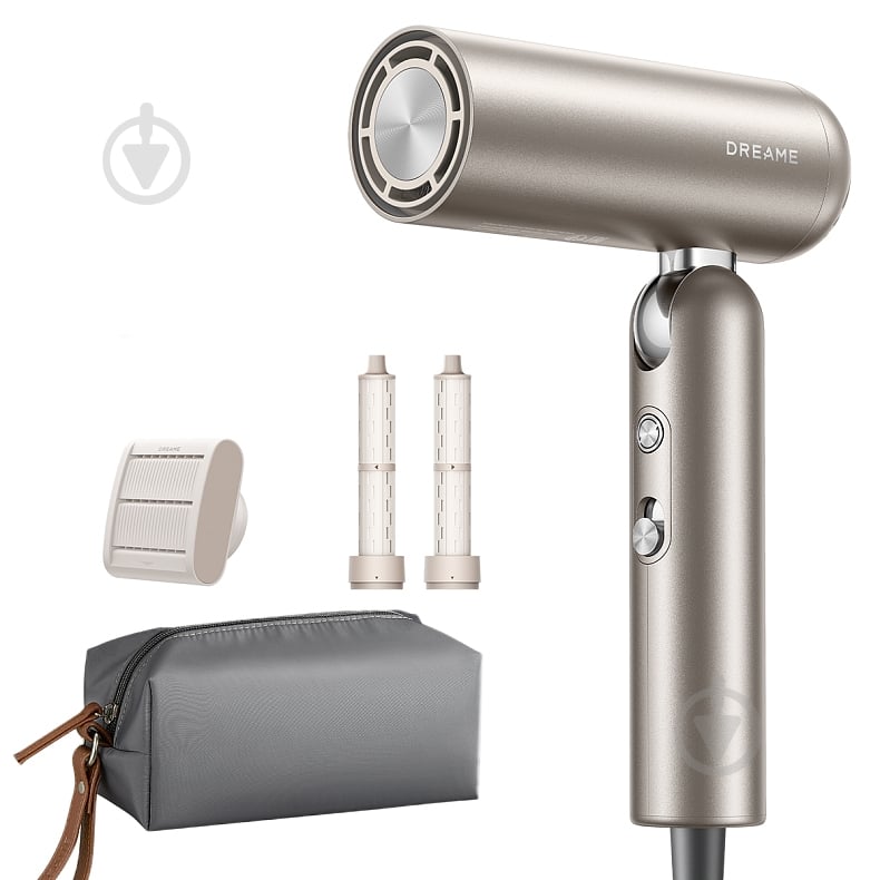 Фен-стайлер Deerma Pocket Pro 3in1 Titanium - фото 1