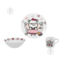 Набор детской посуды Sweety Pink из 3 предметов Limited Edition - фото 1