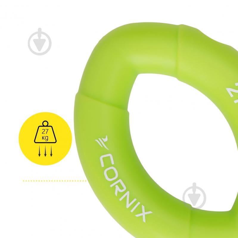 Эспандер кистевой Cornix 27 кг зеленый XR-0075 - фото 4 Эспандер кистевой Cornix 27 кг зеленый XR-0075 - фото 4