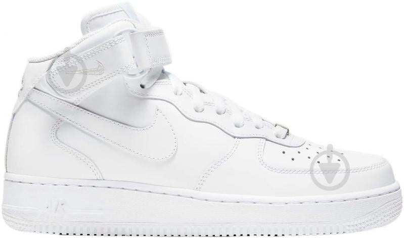 Кроссовки жіночі демісезонні Nike AIR FORCE 1 '07 MID DD9625-100 р.36,5 белые - фото 1