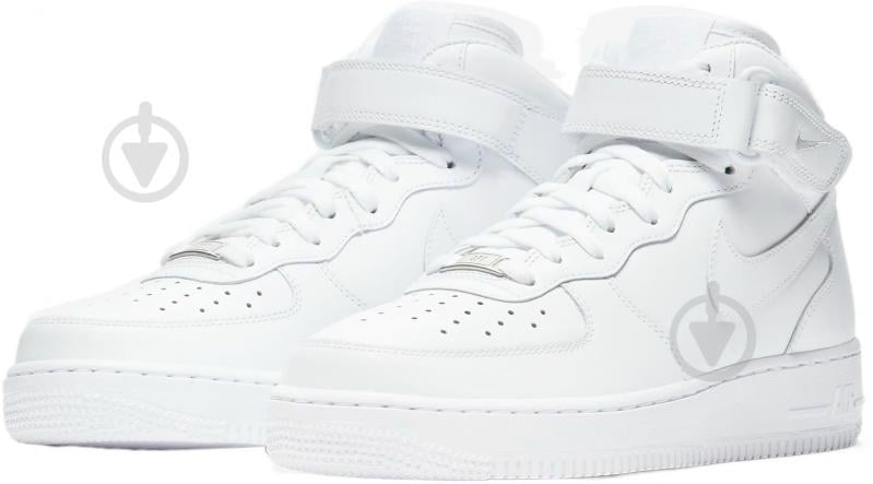 Кроссовки жіночі демісезонні Nike AIR FORCE 1 '07 MID DD9625-100 р.36,5 белые - фото 3